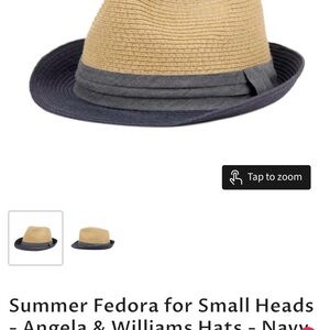 Angela & William Two-Tone Fedora Hat